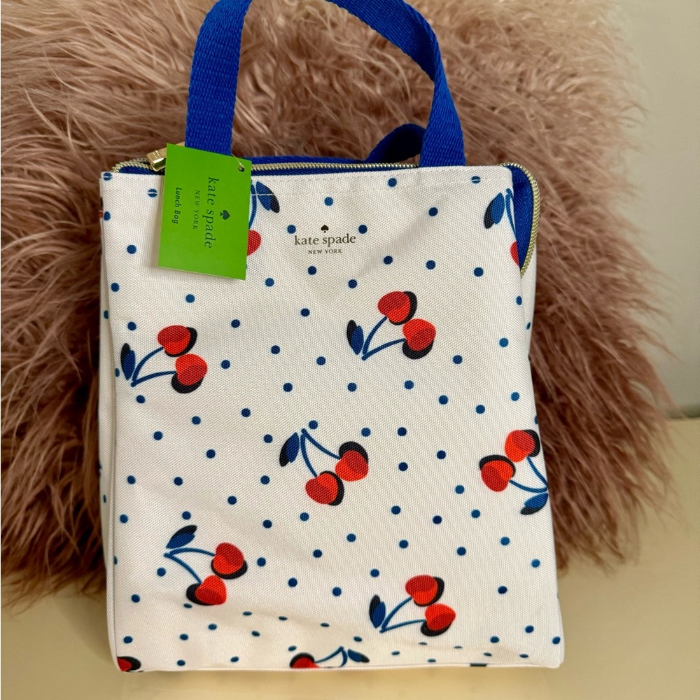 Kate Spade Cherry Print Lunch Cooler Tote